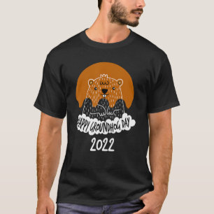 Funny Groundhog Happy Day 2022 Cool Groundhog T-shirt