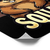 Funny Groundhog Squad Happy Groundhog Day Celebrat Poster (Hoek)
