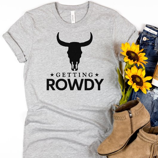 Funny Group Bachelorette Western krijgen van Rowdy T-shirt