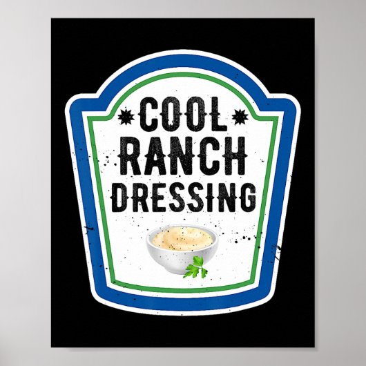 Funny Group Halloween Costume Ranch Dressing Group Poster (Voorkant)