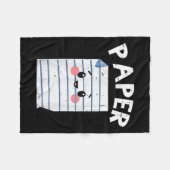 Funny Group Halloween Outfit - Rock Paper Scissors Fleece Deken (Voorkant (Horizontaal))