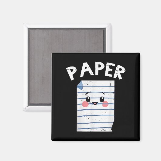 Funny Group Halloween Outfit - Rock Paper Scissors Magneet (Voorkant / Achterkant)