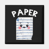 Funny Group Halloween Outfit - Rock Paper Scissors Magneet (Voorkant)
