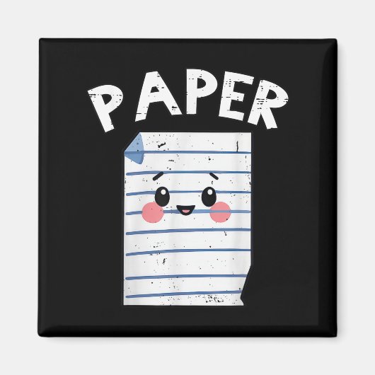 Funny Group Halloween Outfit - Rock Paper Scissors Magneet (Voorkant)