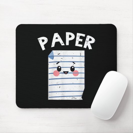 Funny Group Halloween Outfit - Rock Paper Scissors Muismat (Met muis)