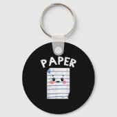 Funny Group Halloween Outfit - Rock Paper Scissors Sleutelhanger (Voorkant)