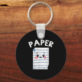 Funny Group Halloween Outfit - Rock Paper Scissors Sleutelhanger (Voorkant)