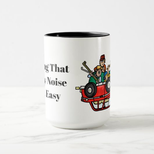 Funny Group of Mechanics Coffee Mok (Midden)