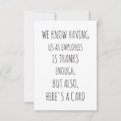 Funny Group Work Card - Kaart voor baas - Boss Day (Voorkant)