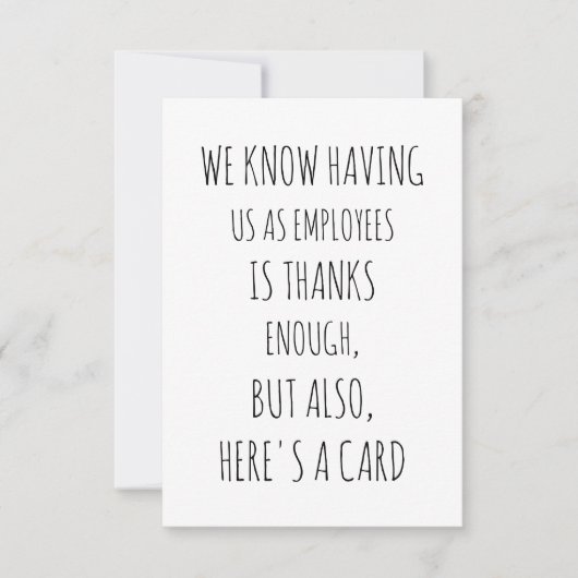 Funny Group Work Card - Kaart voor baas - Boss Day (Voorkant)