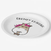 Funny grumpa unicorn paper bord (Gekanteld)