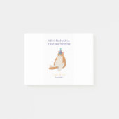 Funny Grumpy Birthday Cat, Happy Birthday Design Post-it® Notes (Voorkant)