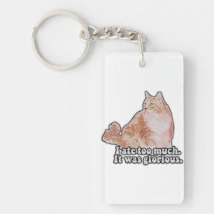 Funny grumpy cat meme for cat and kat lovers sleutelhanger