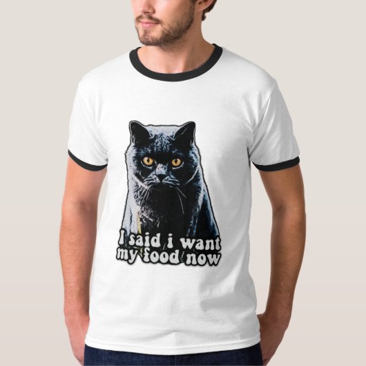 Funny grumpy cat meme for cat owners and lovers t-shirt (Voorkant)