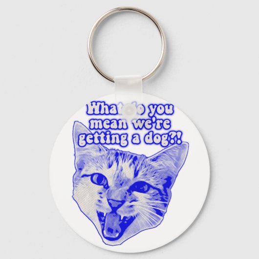 Funny grumpy cat meme for kat and cat lovers sleutelhanger (Voorkant)
