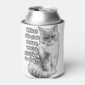 Funny grumpy cat meme for kat lovers and owner blikjeskoeler (Blikje Voorkant)