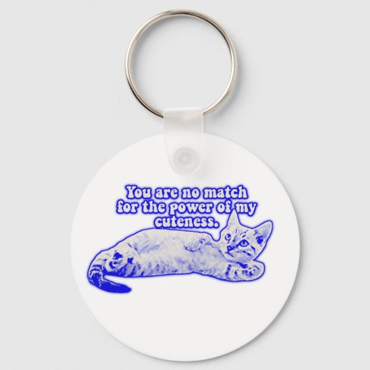 Funny grumpy cat meme for kitten and cat lovers sleutelhanger (Voorkant)