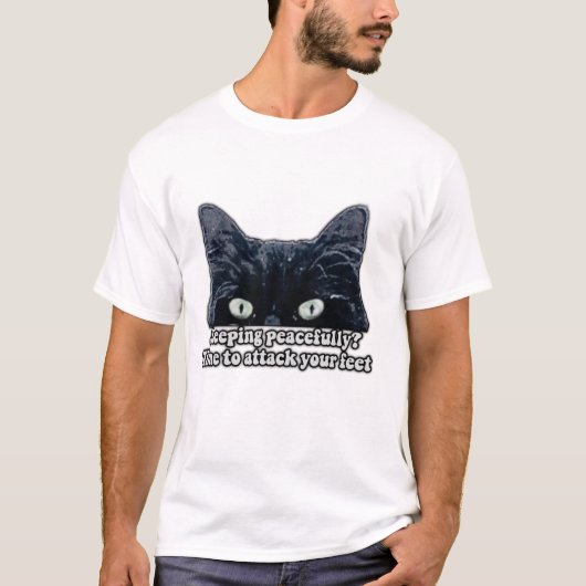 Funny grumpy cat meme for kitten eigenaars en katt t-shirt (Voorkant)