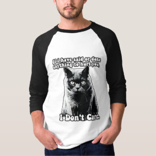Funny grumpy cat meme for kitten people & eigenaar t-shirt