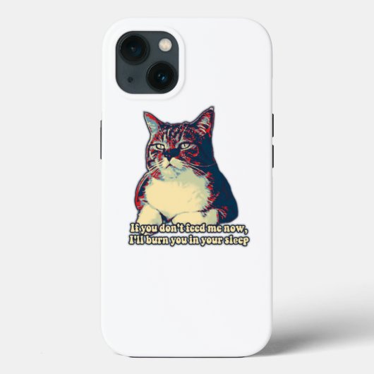 Funny grumpy cat meme voor eigenaars van katten en Case-Mate iPhone case (Achterkant)