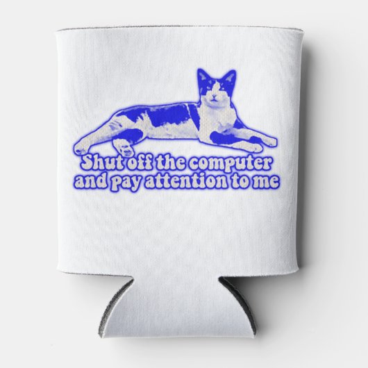 Funny grumpy cat meme voor katteneigenaars en -lie blikjeskoeler (Voorkant)