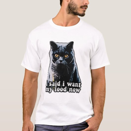 Funny grumpy cat meme voor katteneigenaars en -lie t-shirt (Voorkant)
