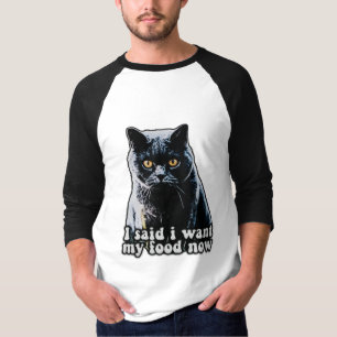 Funny grumpy cat meme voor katteneigenaars en -lie t-shirt
