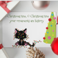 Funny Grumpy Cat of Kerstmis