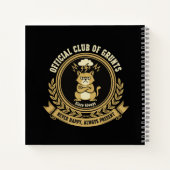  Funny Grumpy Cat | Official Club of Grunts Sarcas Notitieboek (Achterkant)