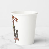 Funny Grumpy Cat Paper Cup Wrap Papieren Bekers (Links)