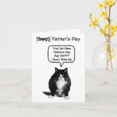Funny Grumpy Cat Vaderdag Card Kaart (Gele Bloem)