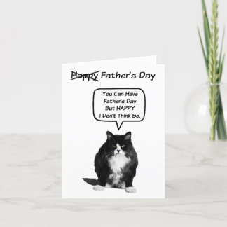Funny Grumpy Cat Vaderdag Card Kaart