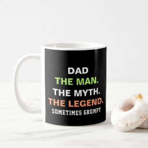 Funny Grumpy Dad Quote Typografie Koffiemok