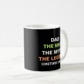 Funny Grumpy Dad Quote Typografie Koffiemok (Voorkant rechts)