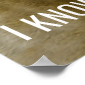 Funny Grumpy French Bulldog Ik ken je trucjes Poster (Hoek)