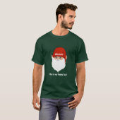 Funny Grumpy Gnome Face T-Shirt (Voorkant volledig)