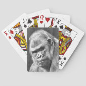 FUNNY GRUMPY GORILLA POKERKAARTEN (Achterkant)