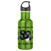 Funny Grumpy Man aan de wandelaar Bowls, waterfles (Voorkant)