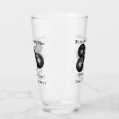 Funny Grumpy Man Lawn Bowler Glas (Links)