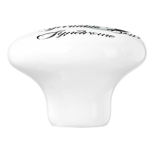 Funny Grumpy Man Lawn Bowls Syndrome Keramische Knop (Zijkant)