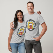 Funny Grumpy Working Cat T-shirt (Unisex)