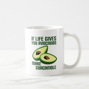 Funny Guacamole Avocado Joke Koffiemok