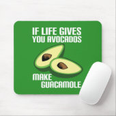 Funny Guacamole Avocado Joke Muismat (Met muis)