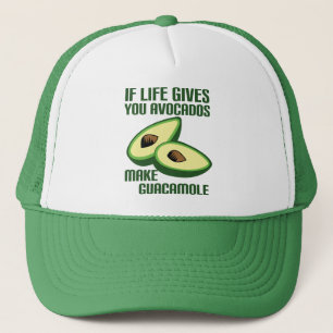 Funny Guacamole Avocado Joke Trucker Pet