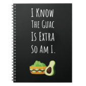 Funny Guacamole Gifts Mexican Food Avocado Lovers  Notitieboek (Voorkant)