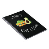 Funny Guacamole Themed Gifts Mexican Food Avocado Notitieboek (Rechterzijde)