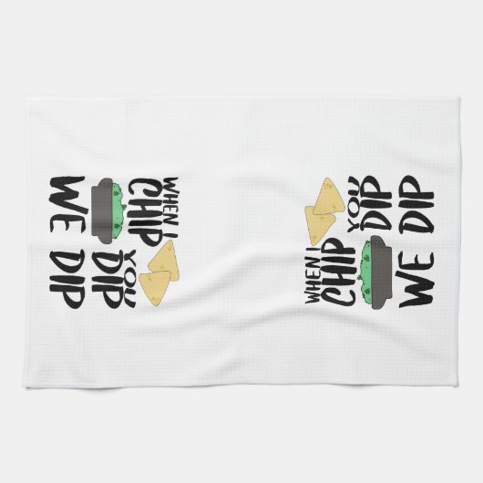 Funny Guacamole When I Dip Theedoek (Horizontaal)