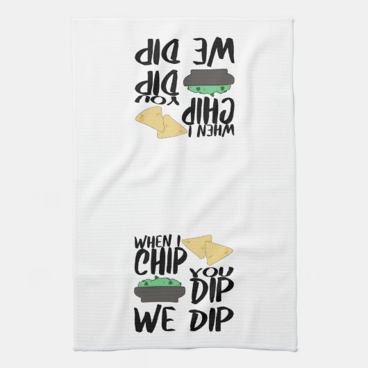 Funny Guacamole When I Dip Theedoek (Verticaal)