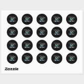 Funny Guam Finadene Ronde Sticker (Vel)