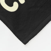 Funny Guess What_ Chicken Butt! Graphic Design  Fleece Deken (Hoek)